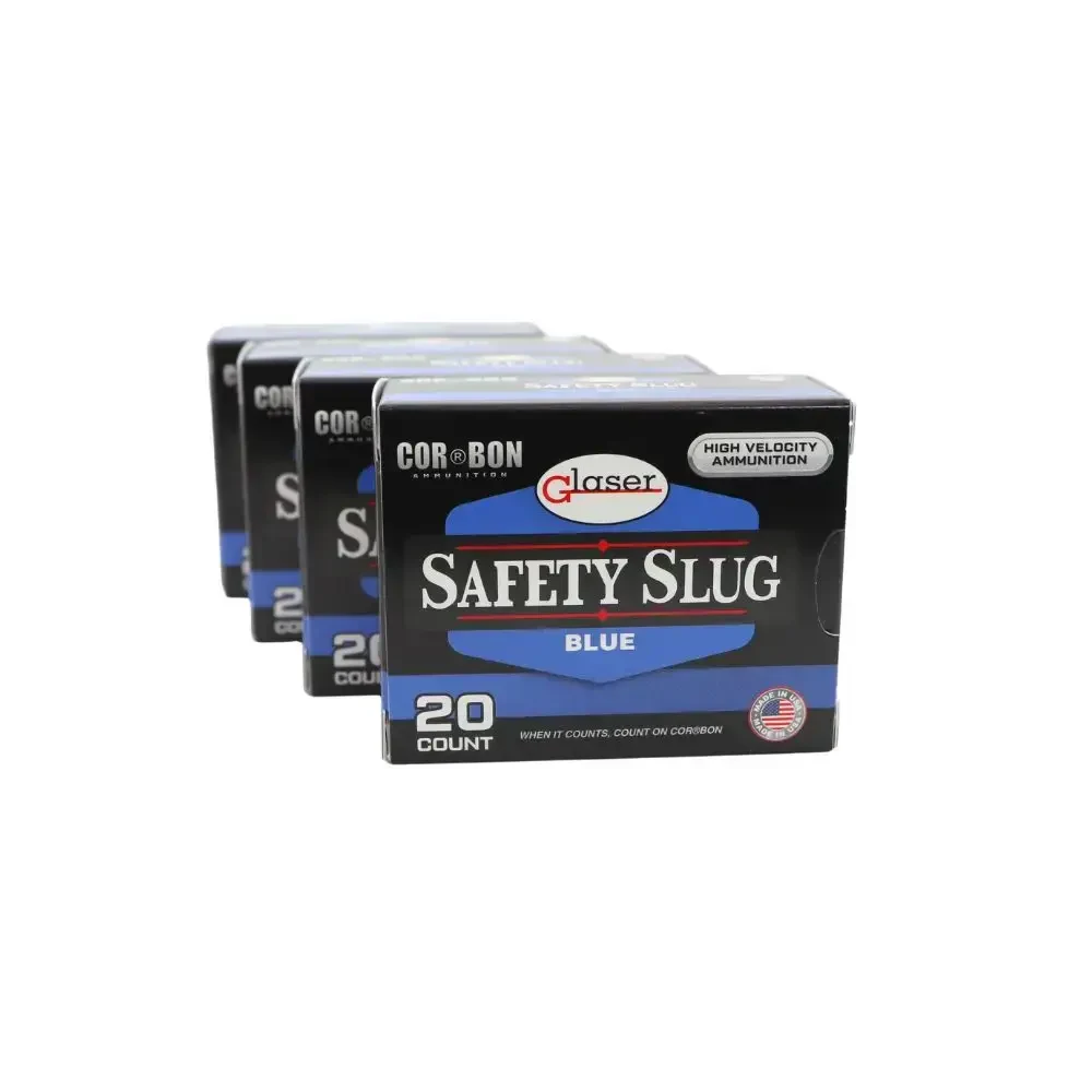 10mm Auto Bundle | 4 Boxes – 115gr Glaser Safety Slug — 20 Count