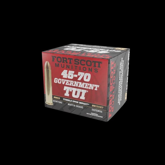 45-70 Government SCS TUI - 300Gr Solid Copper Ammo — 20 Count