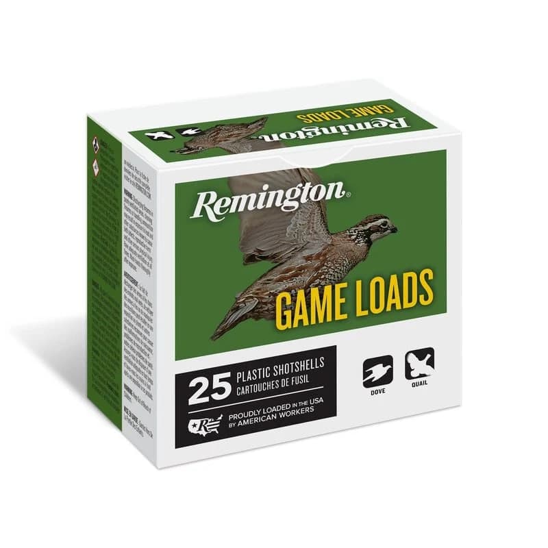 Remington Game Load, 12 Gauge, 7.5 Shot, 2-3/4 in, 1 oz, 1290 fps