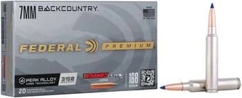 Barnes LRX, 7mm Backcountry, 168 Grain, Barnes LRX, 3150 fps — 20 Count