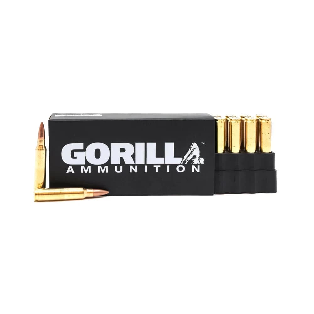 Gorilla Ammunition .223 Rem 77gr Sierra MatchKing – 20 Round Box