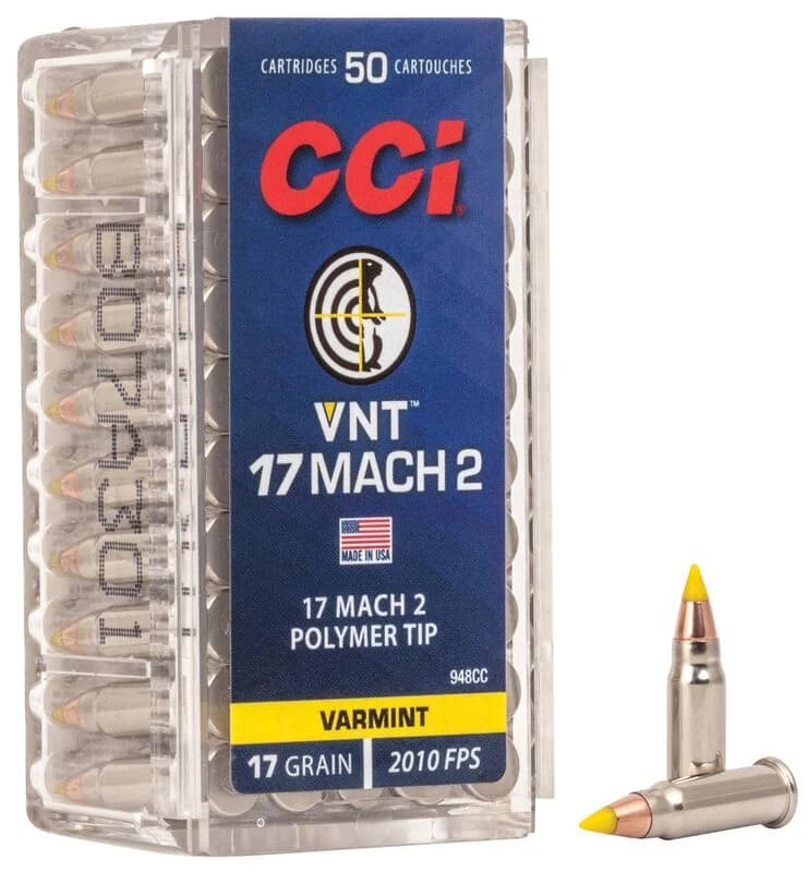 CCI VNT™, 17 Mach 2, 17 Grain, VNT, 2010 fps