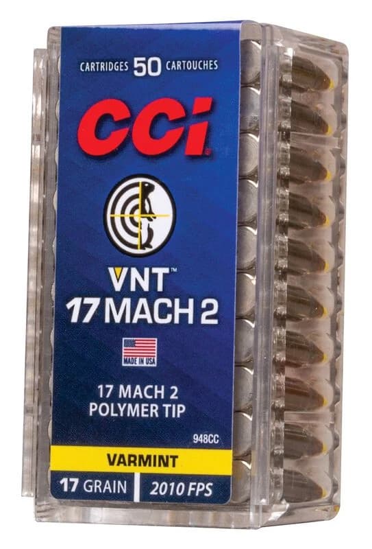CCI VNT™, 17 Mach 2, 17 Grain, VNT, 2010 fps