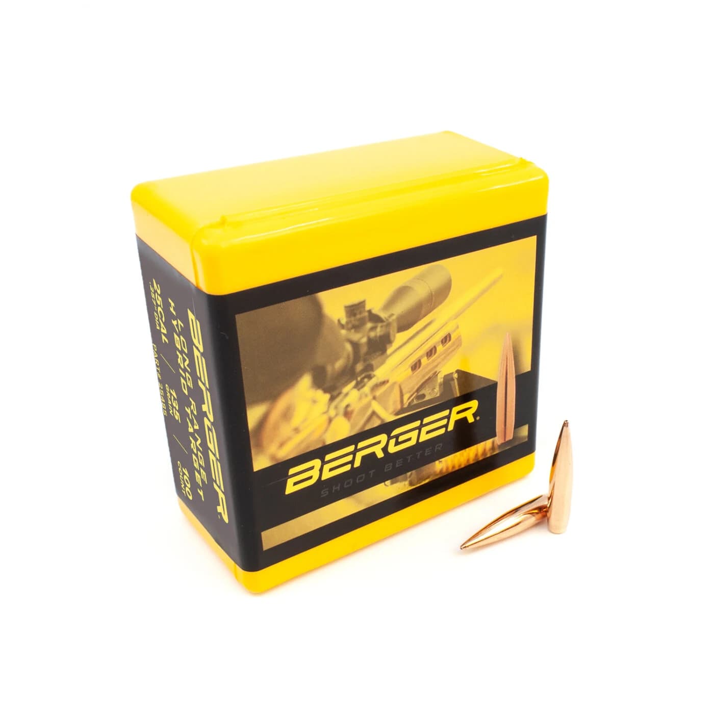 25 Caliber 135 Grain Long Range Hybrid Target Rifle Bullet