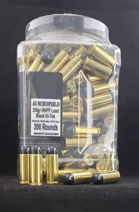 .45 Schofield S&W 200 Grain RNFP Hi-Tek Coated Lead — 200 Count