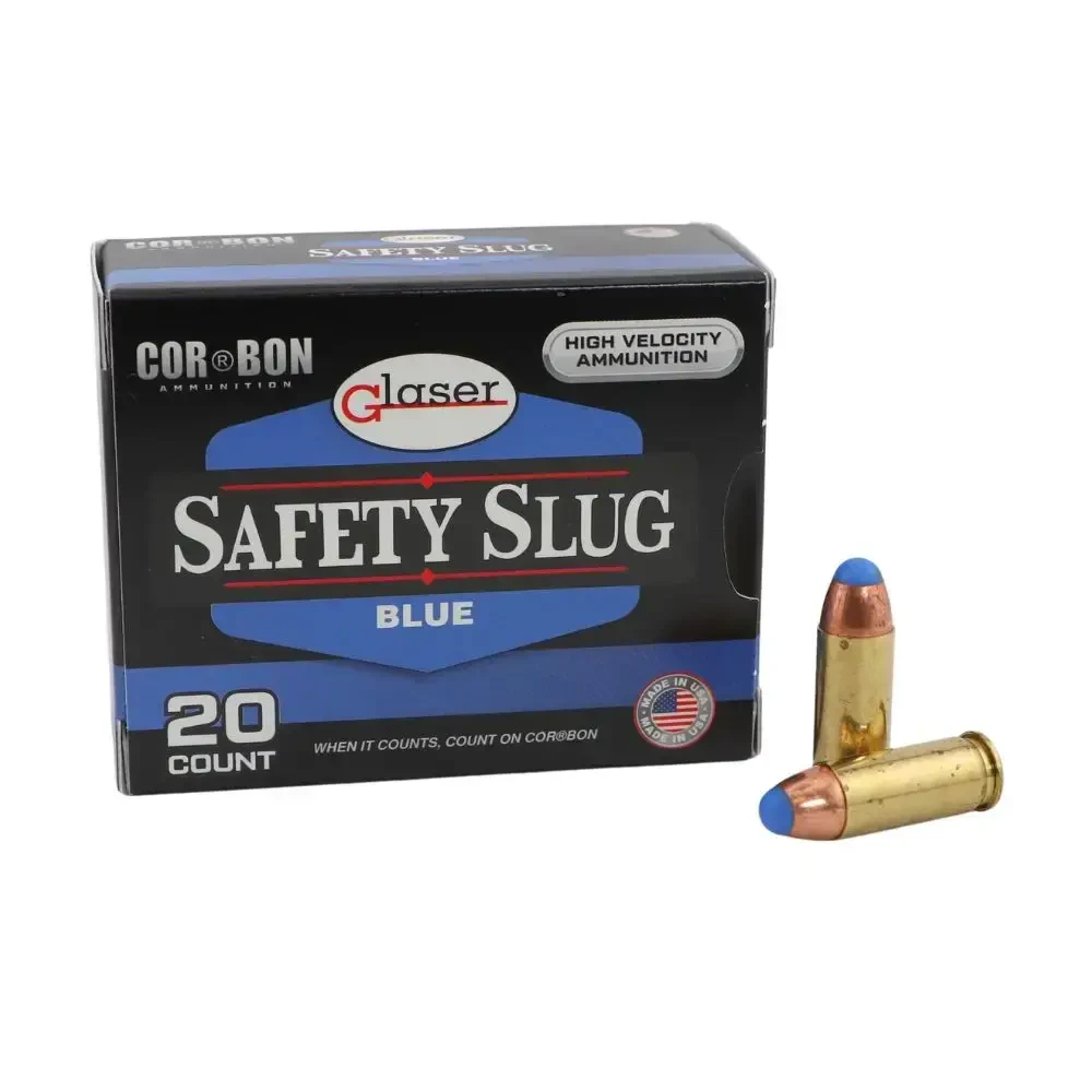 CORBON 38 Super Auto +P 80gr Glaser Safety Slug – 200 Round Case