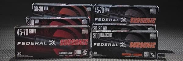 Federal Federal Subsonic, 308 Win., 205 Grain, Target Hollow Point, 1000 fps