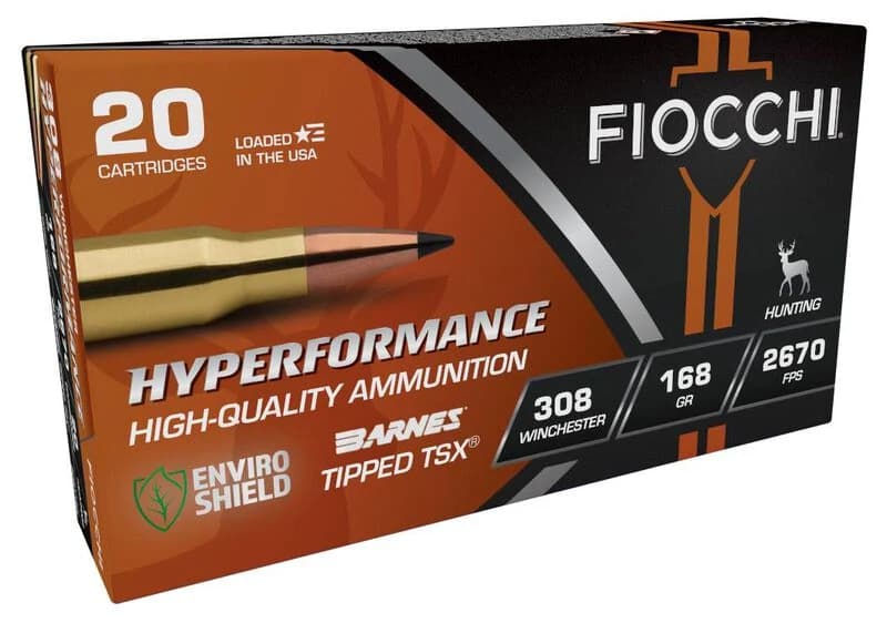 Hyperformance Hunt Rifle, 308 Winchester, 168 Grain, Barnes TTSX Polymer Tipped Copper HP, 2670 fps — 20 Count