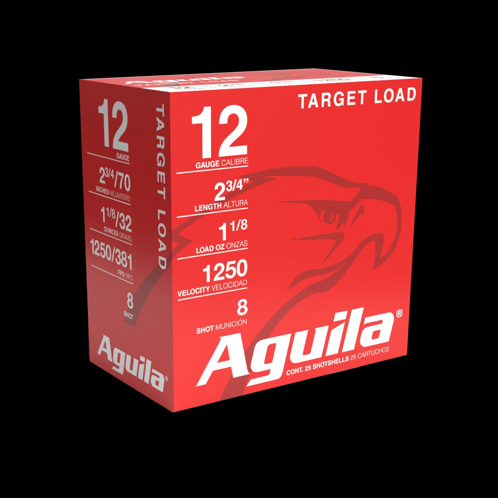 Aguila 12GA 2 3/4 in. 1 1/8 Oz 8 Shot — 25 Count