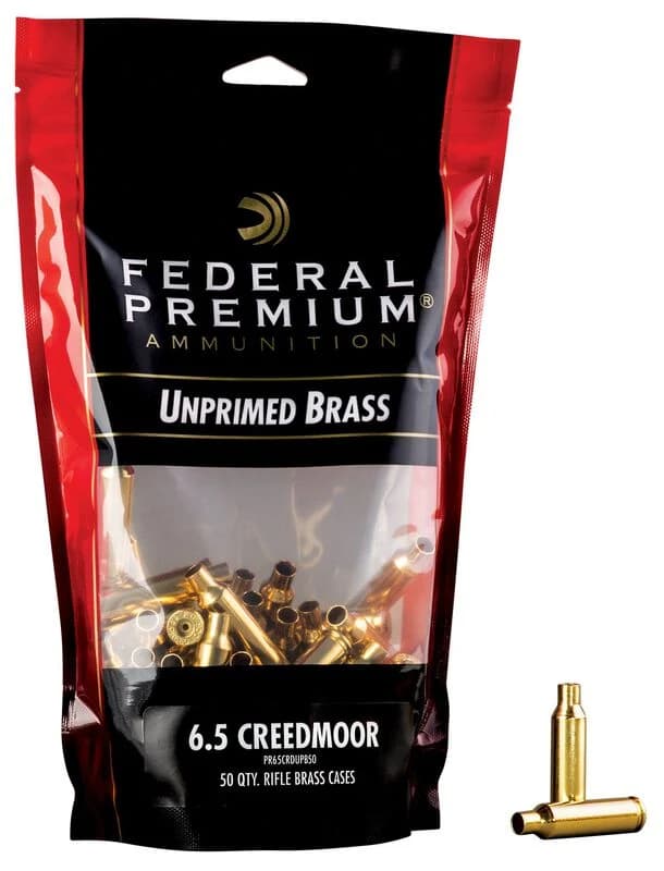 Unprimed Brass-Rifle, 6.5 Creedmoor