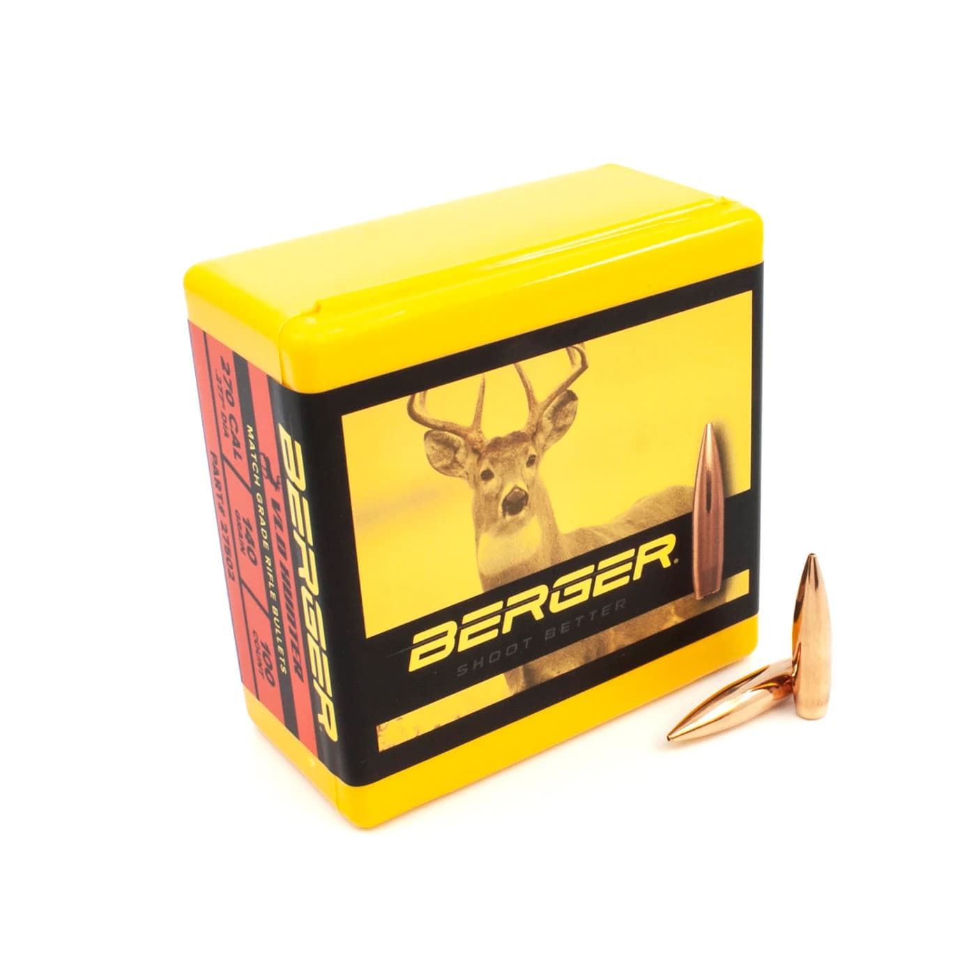 270 Caliber 140 Grain Very Low Drag (VLD) Hunting Rifle Bullet