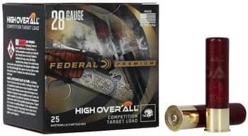 High Over All, 28 Gauge, 8 Shot, 2-3/4 in, 3/4 oz, 1250 fps — 25 Count