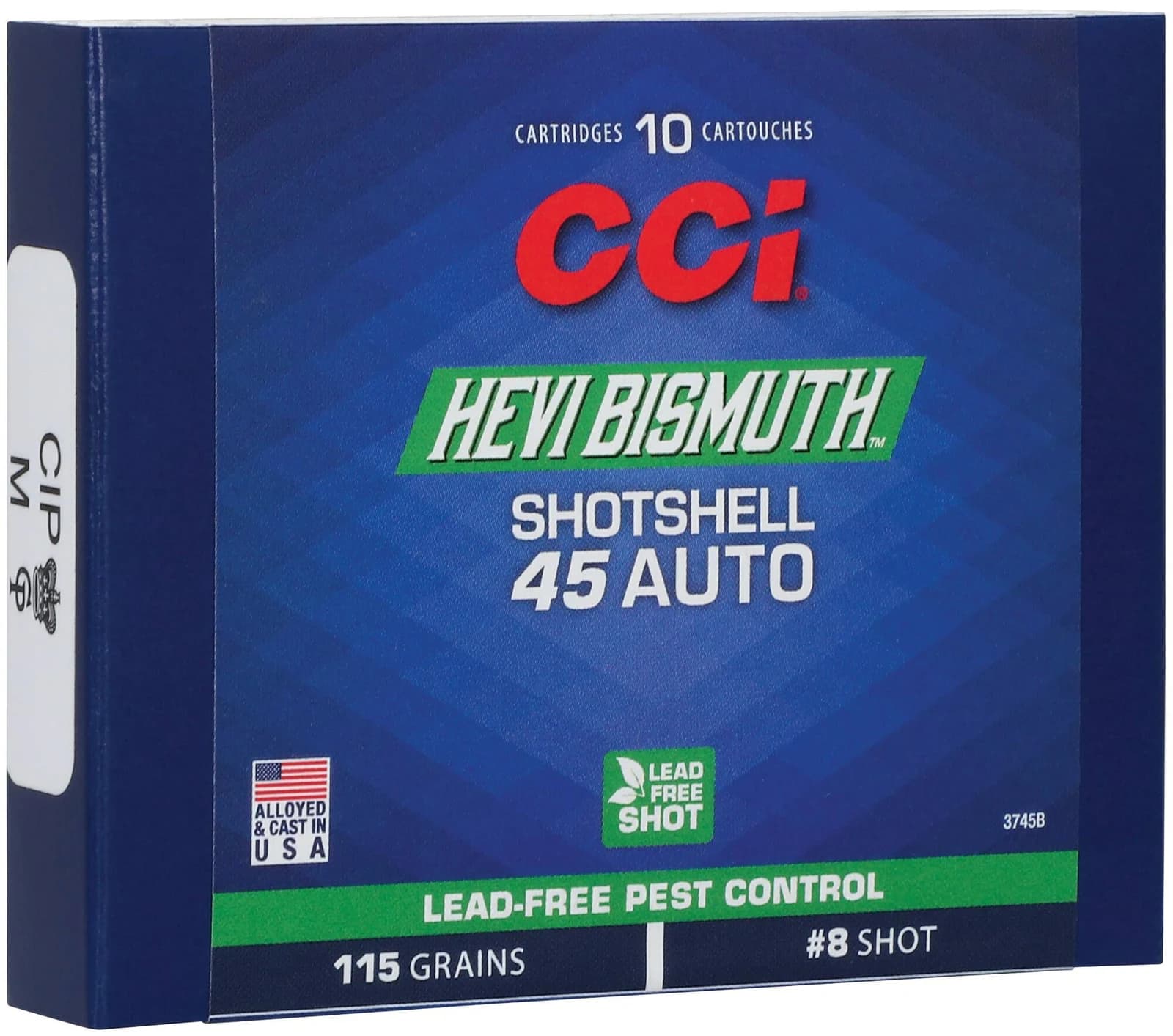 CCI Pest Control Bismuth Shotshell, 45 Auto, 8 Shot, 1150 fps