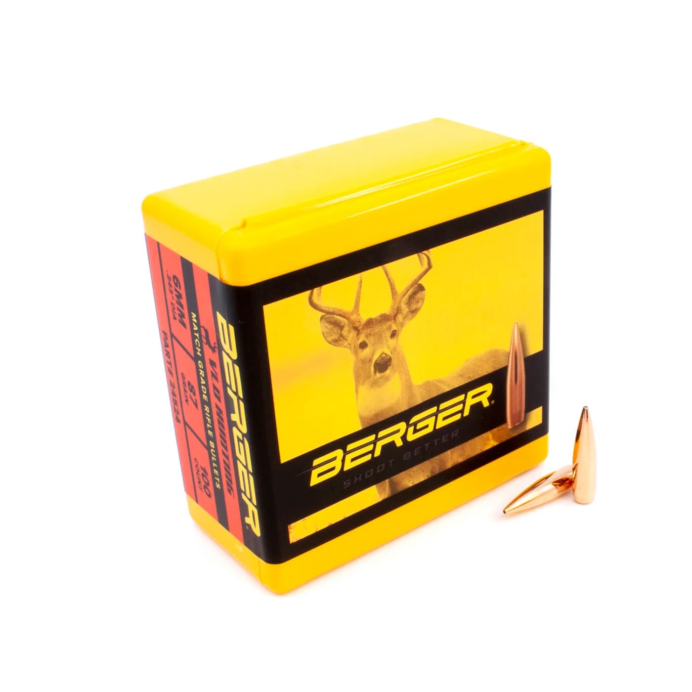 6 mm 87 Grain Very Low Drag (VLD) Hunting Rifle Bullet