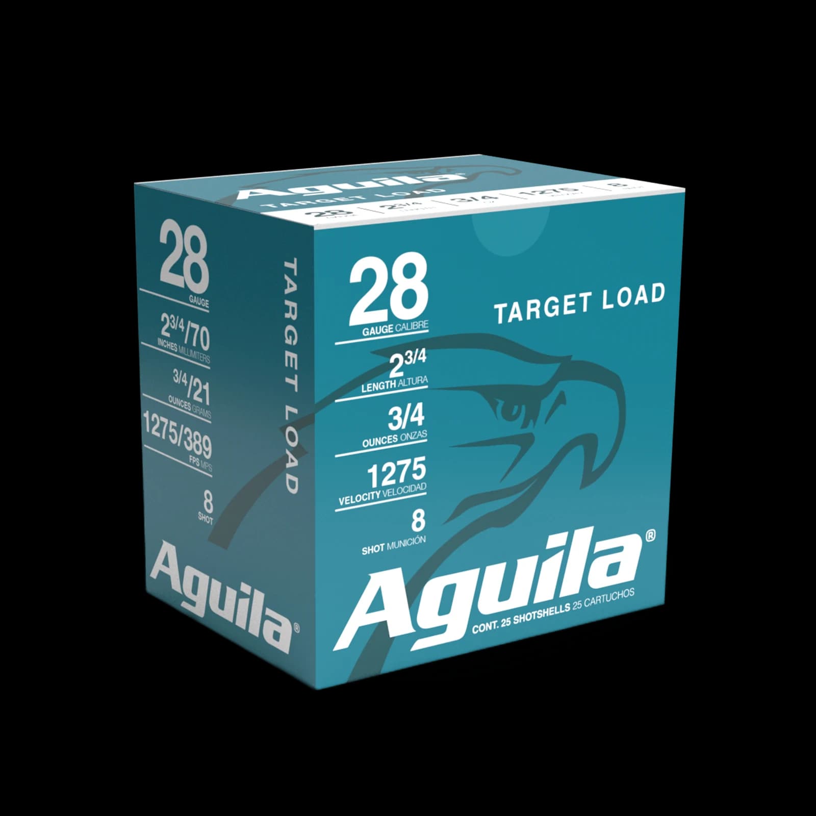28GA Target Load, 8 shot, 21 Grams — 25 Count