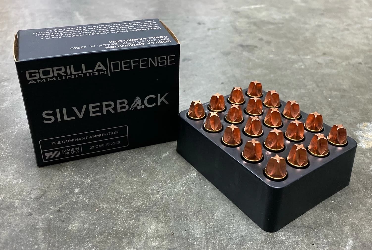 Gorilla Ammunition Gorilla Silverback 380ACP 65gr, Lehigh Xtreme Defense, 20 Round Box