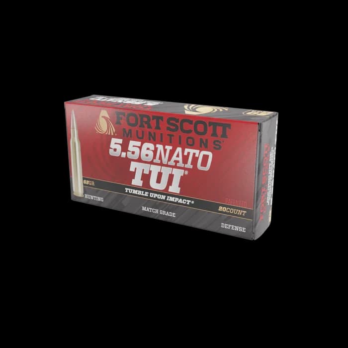 5.56 NATO SCS TUI - 62Gr Solid Copper Ammo — 20 Count