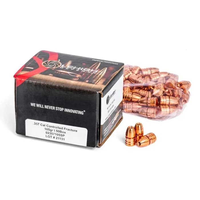 .357 Diameter, 105 Grain Controlled Fracturing Bullets (50 Count)