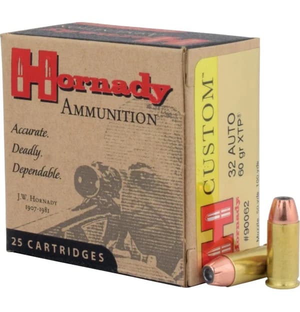 Hornady 32 Auto 60 gr XTP
