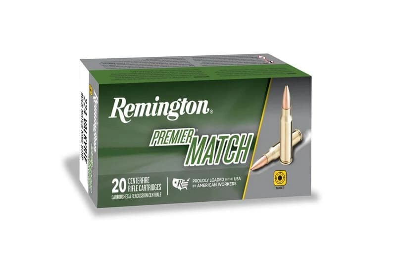 Remington Premier Match, 224 Valkyrie, 90 Grain, MatchKing Open Tip Match, 2700 fps