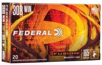 Fusion Rifle, 308 Winchester, 165 Grain, Fusion Soft Point, 2700 fps — 20 Count