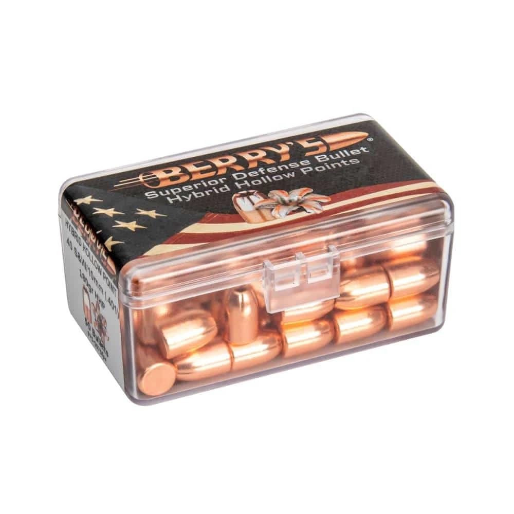 .40 (.401) 180 gr Hybrid Hollow Point
