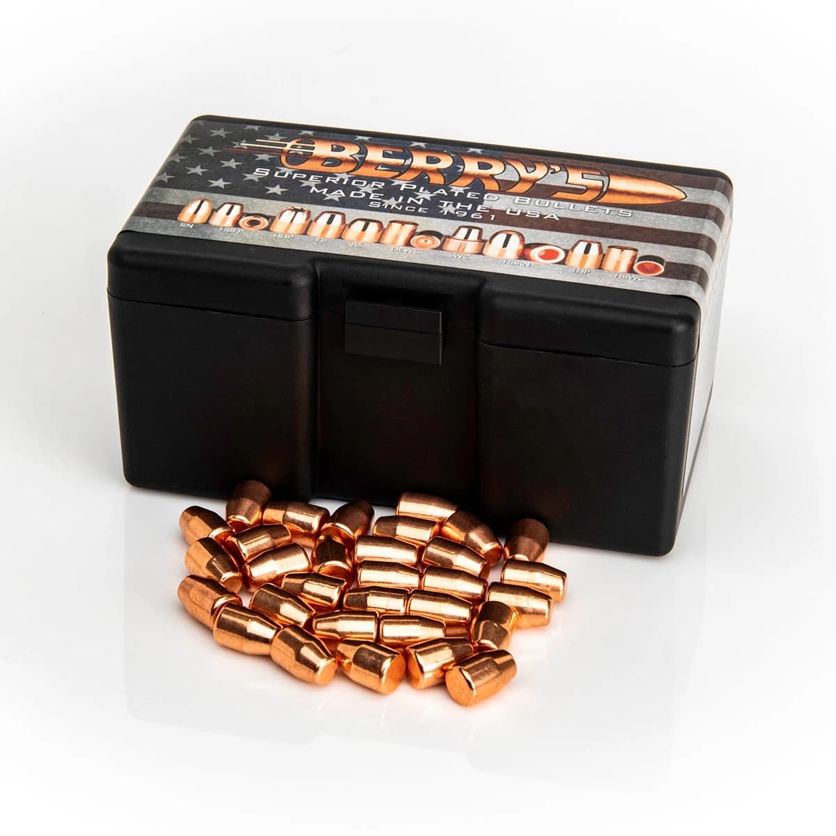 .40 (.401) 180 gr Flat Point