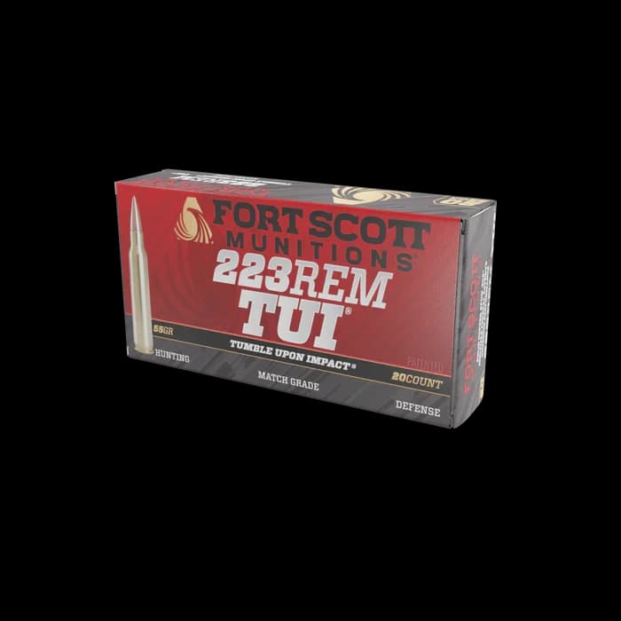 .223 Rem SCS TUI - 55Gr Solid Copper Ammo — 20 Count