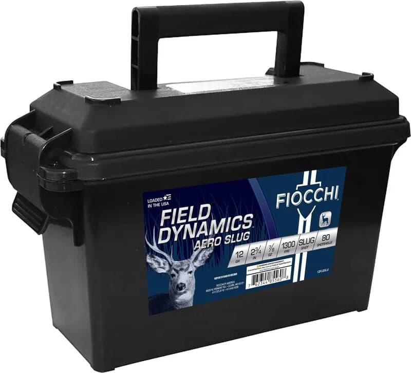 Field Dynamics Aero Slug, 12 Gauge, 383 Grain, 2-3/4 in, 1300 fps — 80 Count