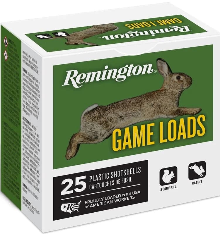 Remington Game Load, 12 Gauge, 6 Shot, 2-3/4 in, 1 oz, 1290 fps