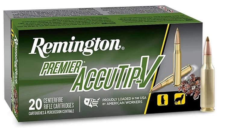 Remington Premier AccuTip-V, 224 Valkyrie, 60 Grain, AccuTip-V, 3300 fps