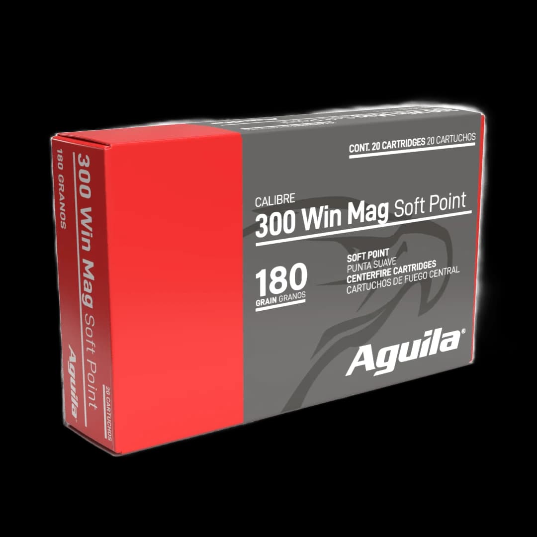 300 WIN MAG 180 GR SOFT POINT — 20 Count