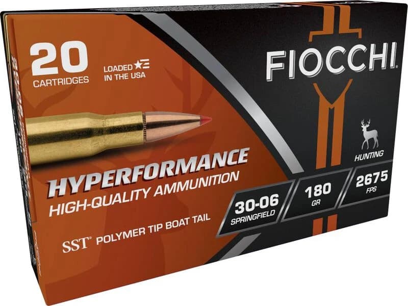 Hyperformance Hunt Rifle, 30-06 Springfield, 180 Grain, Hornady SST Polymer Boat-Tail, 2675 fps — 20 Count