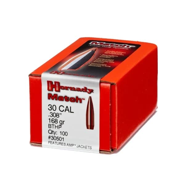 30 CAL .308 168 GR BTHP Match