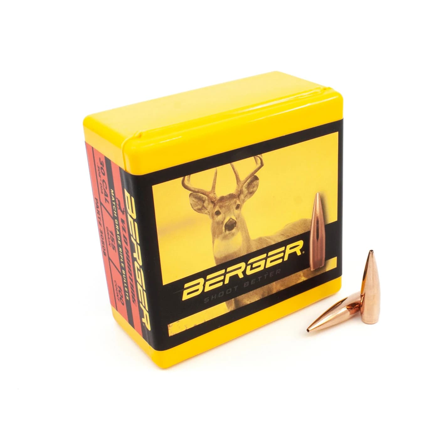 30 Caliber 155 Grain Very Low Drag (VLD) Hunting Rifle Bullet