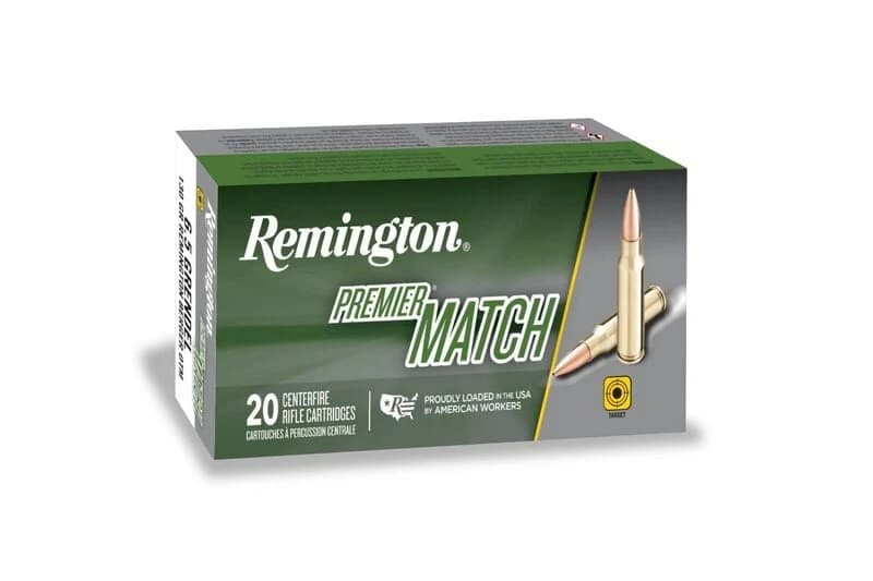 Remington Premier Match, 6.5 Grendel, 130 Grain, Berger Open Tip Match, 2400 fps
