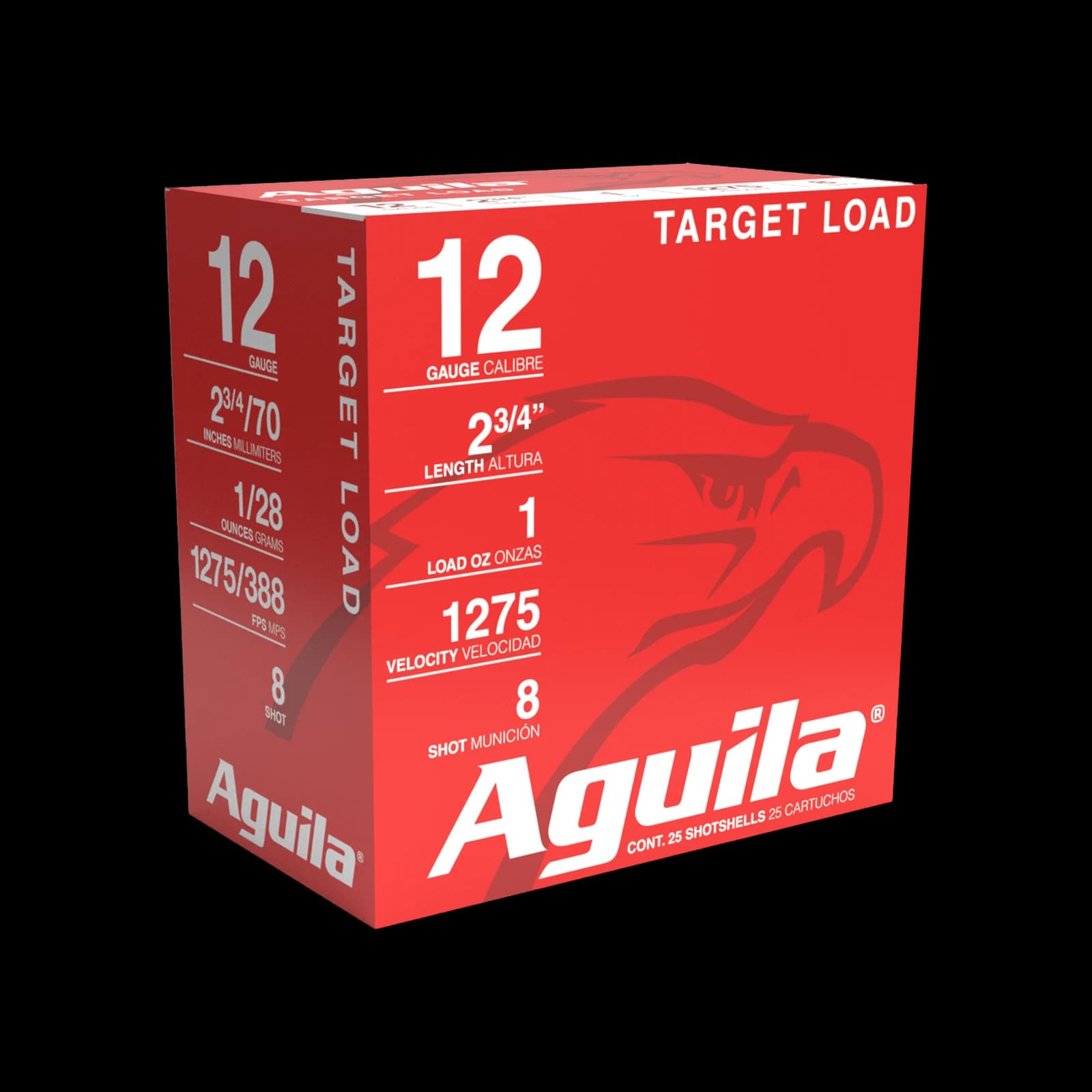 Aguila 12GA 2 3/4 in. | 1 Oz | 8 Shot — 25 Count