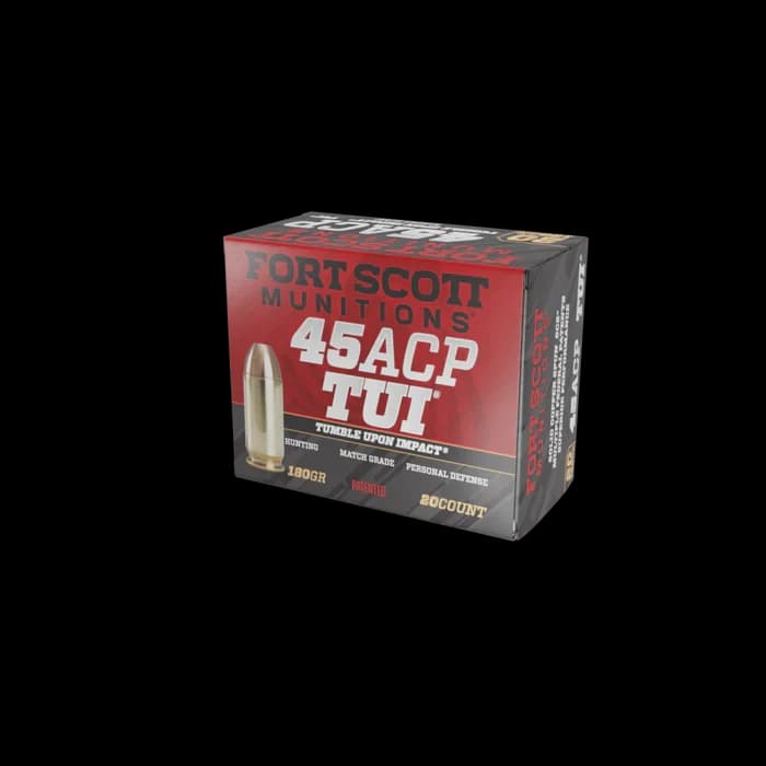 45 ACP TUI - 180Gr Solid Copper Ammo — 20 Count