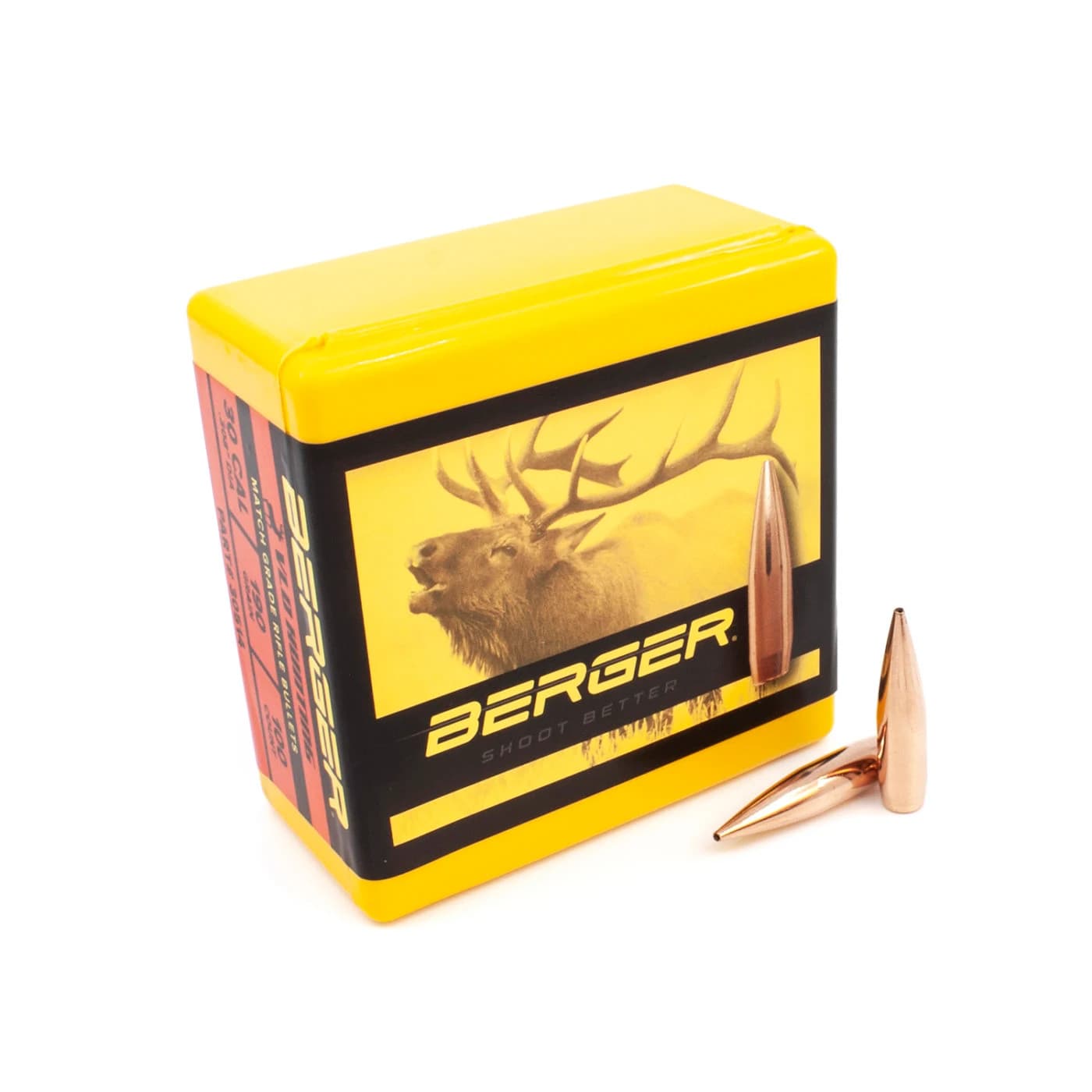 30 Caliber 190 Grain Very Low Drag (VLD) Hunting Rifle Bullet
