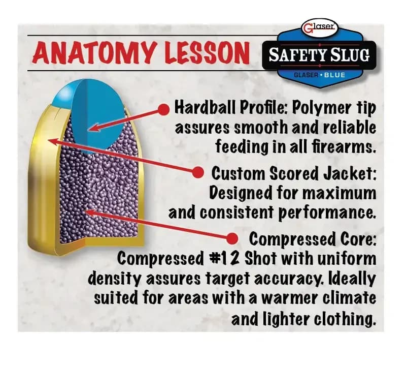 CORBON 357 Mag 80gr Glaser Safety Slug