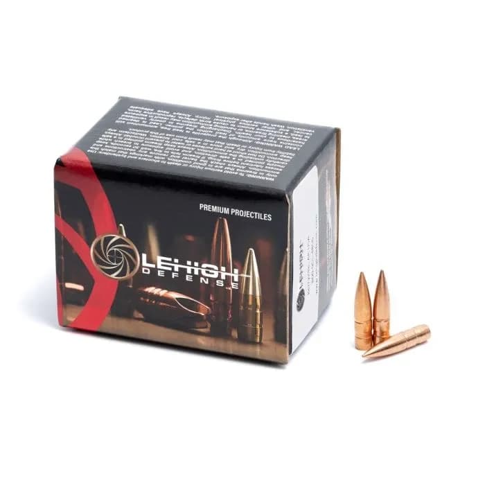 .264 Diameter, 110 Grain Match Solid Bullets (50 Count)