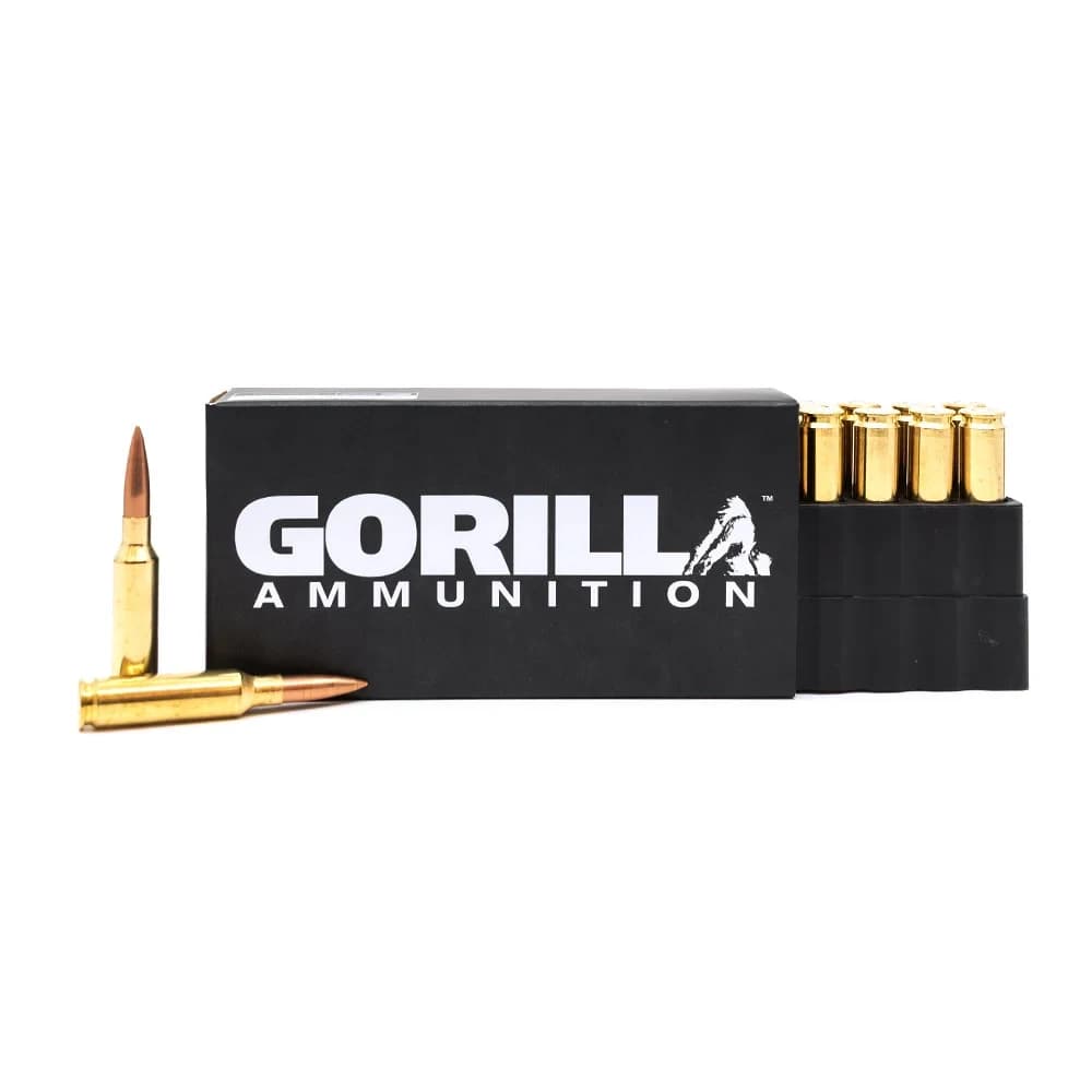 Gorilla Ammunition 6.5 Creedmoor 142gr Sierra MatchKing – 20 Round Box