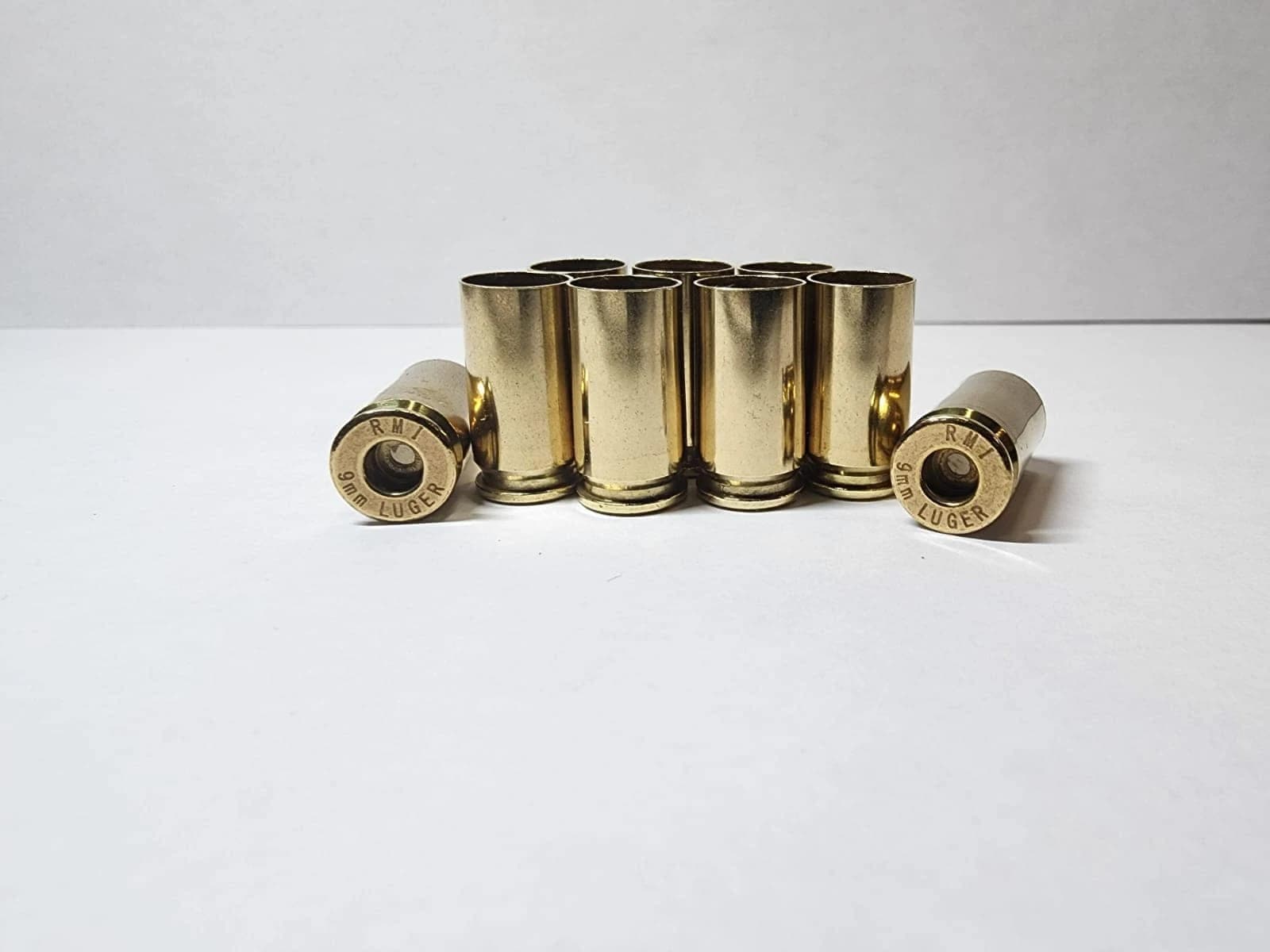 9mm Luger New Brass RMI Cases (new)
