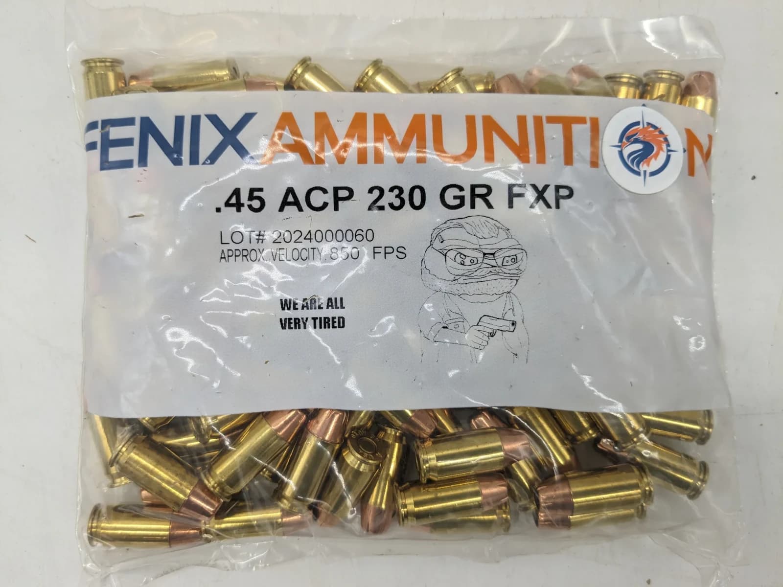 Fenix Ammunition .45 ACP 230gr FXP (Hollowpoint) (100 ct.)