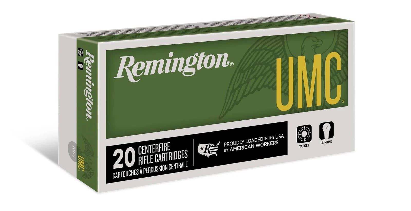 Remington UMC Centerfire Rifle, 224 Valkyrie, 75 Grain, Full Metal Jacket, 3000 fps