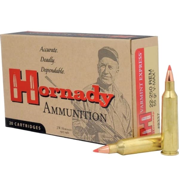 22-250 Rem 55 gr V-MAX — 20 Count