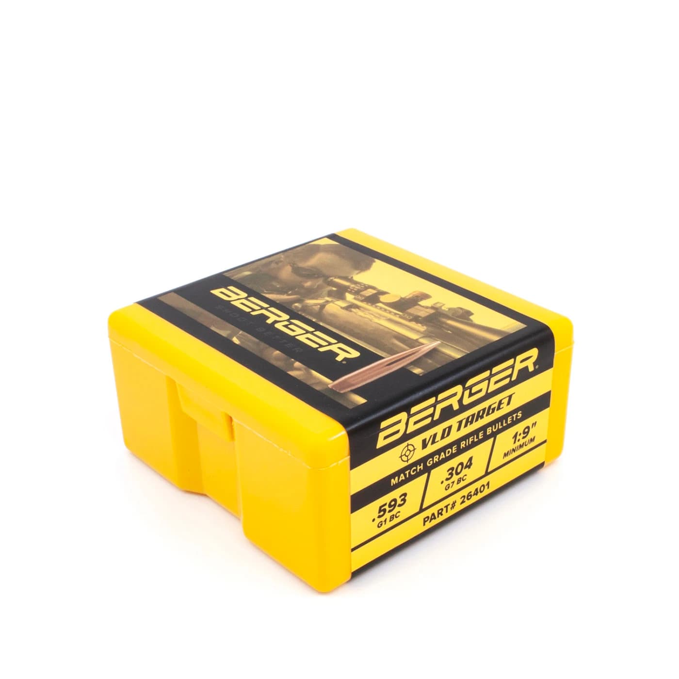 6.5 mm 140 Grain Very Low Drag (VLD) Target Rifle Bullet