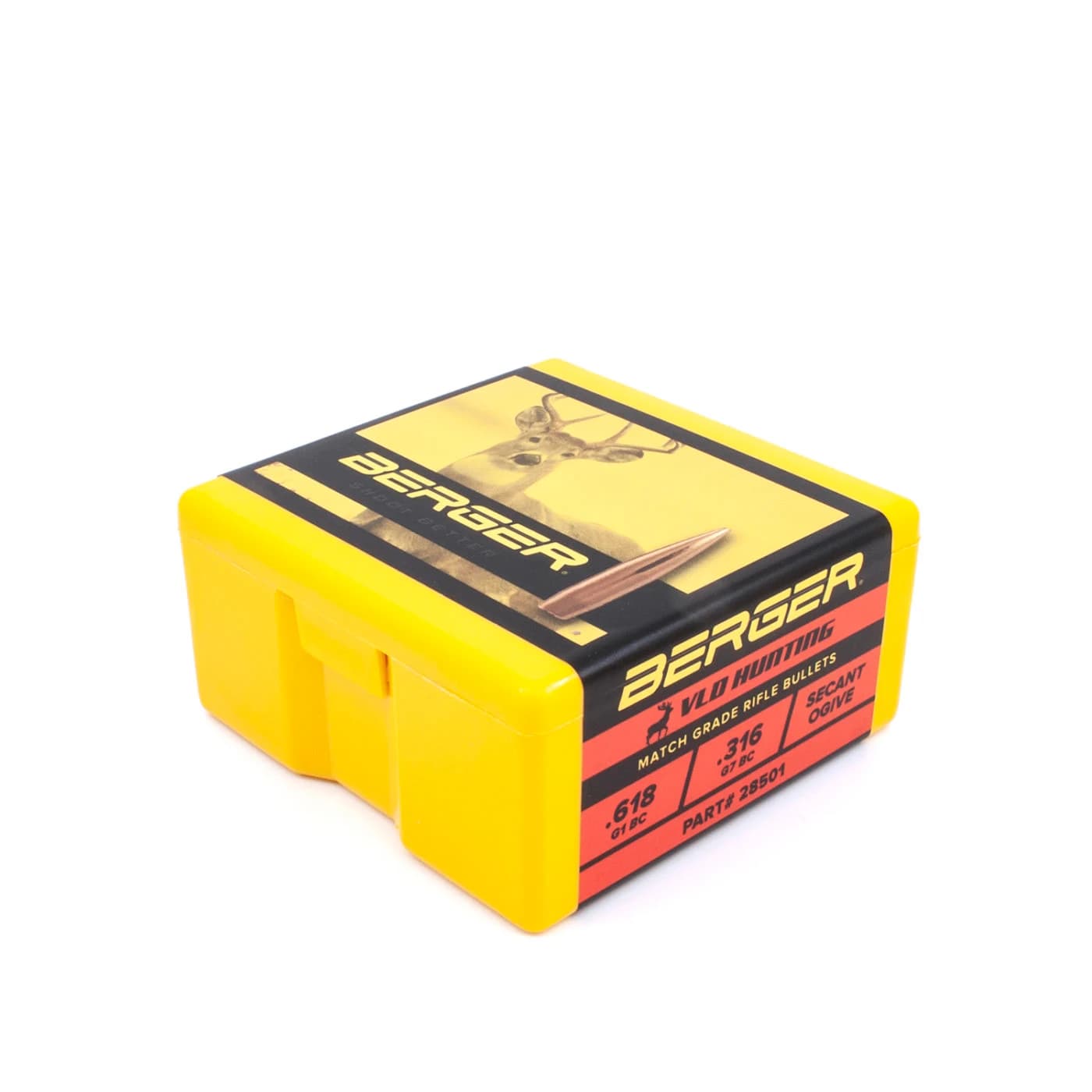 7 mm 168 Grain Very Low Drag (VLD) Hunting Rifle Bullet