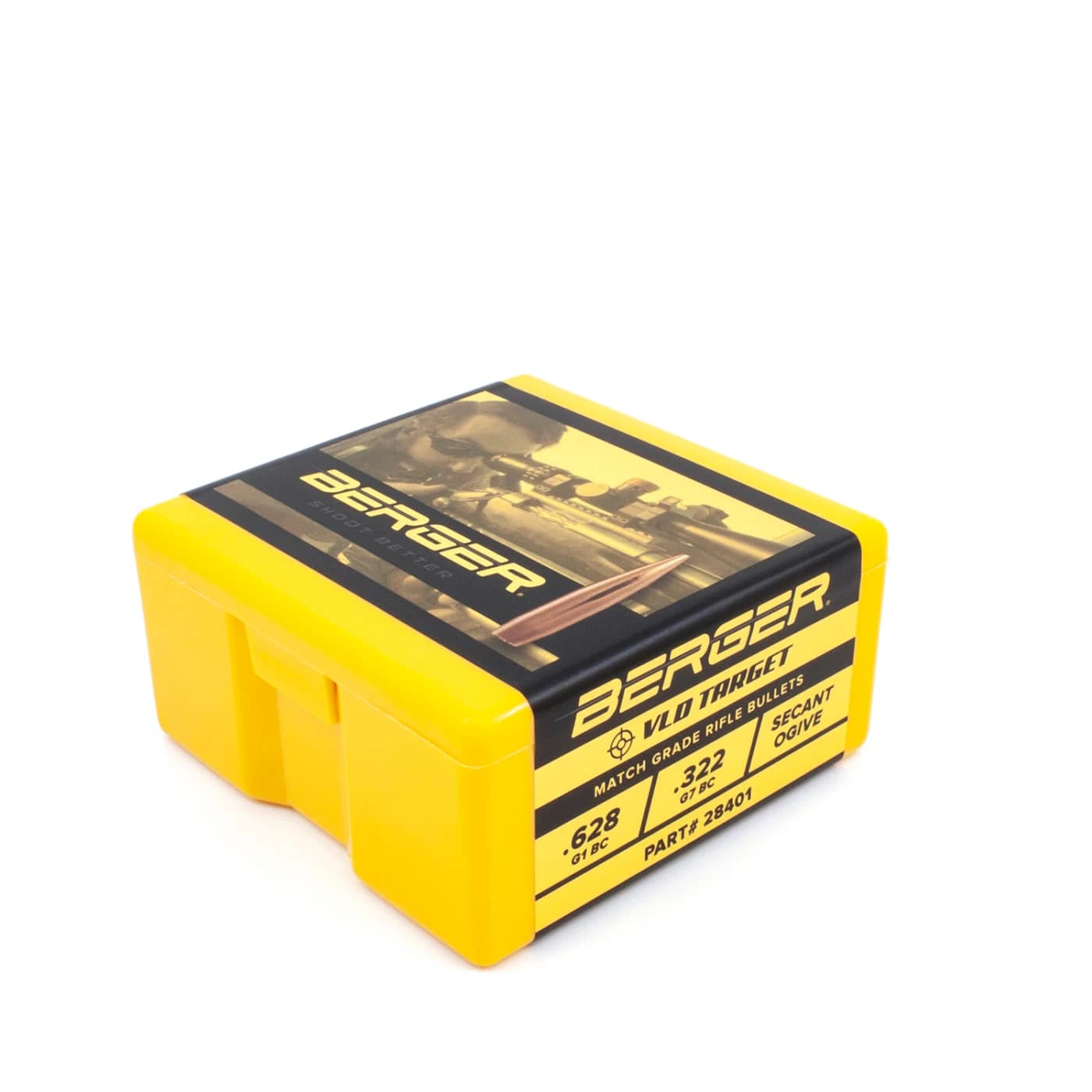 7 mm 168 Grain Very Low Drag (VLD) Target Rifle Bullet