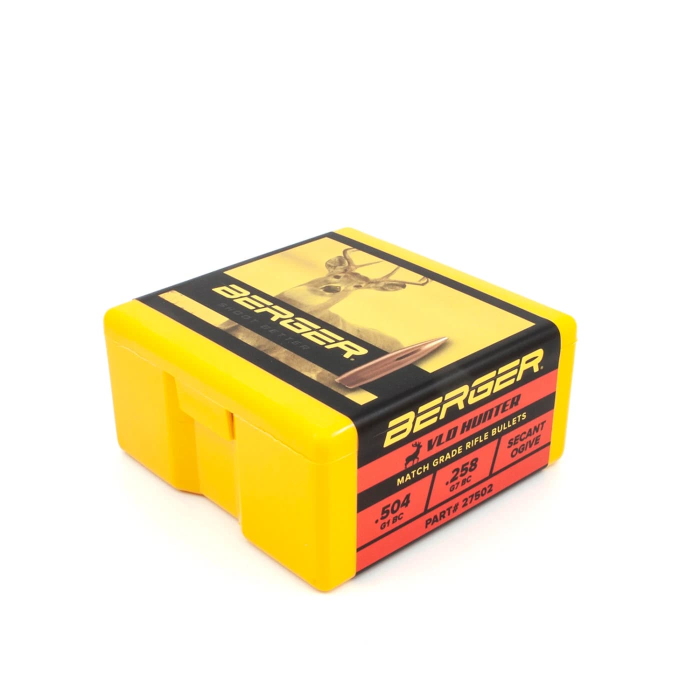 270 Caliber 140 Grain Very Low Drag (VLD) Hunting Rifle Bullet